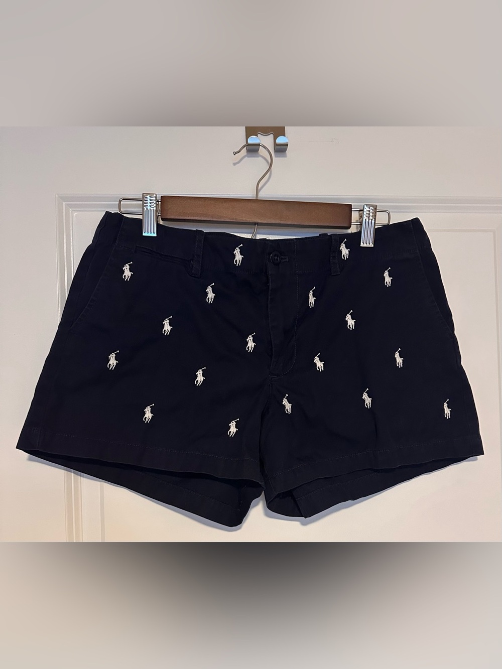 Ralph Lauren Sport Chino Navy Shorts Sz 10